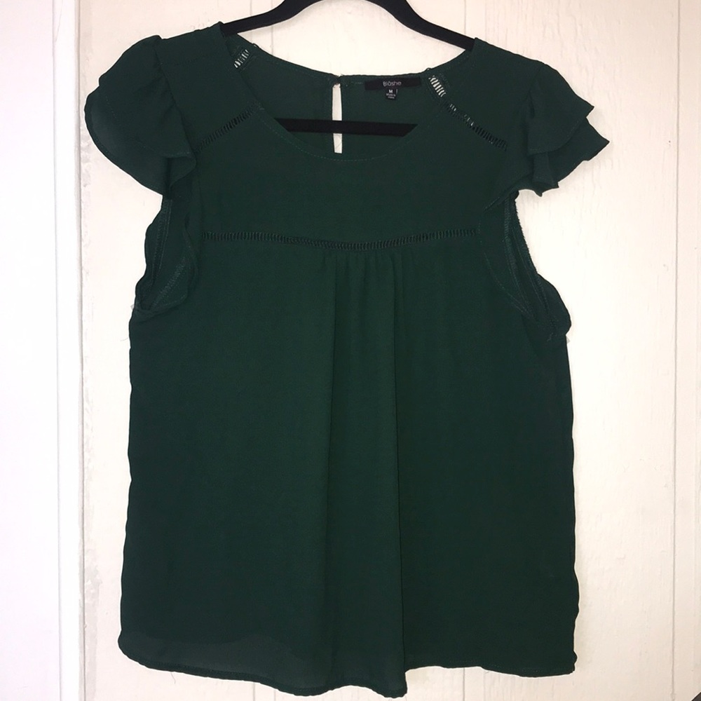 Flowy Green Top